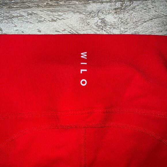 Wilo The Label High Rise Leggings Red Size S - Picture 5 of 6
